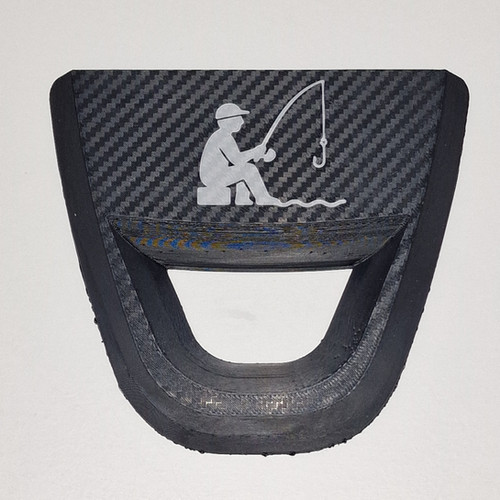 Emblema Sigla Dacia Duster Pescar Carbon